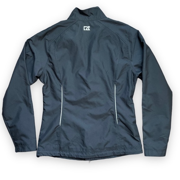 Cutter & Buck Black WeatherTec Zip Up Golf Jacket | EUC Size Small - Picture 3 of 16
